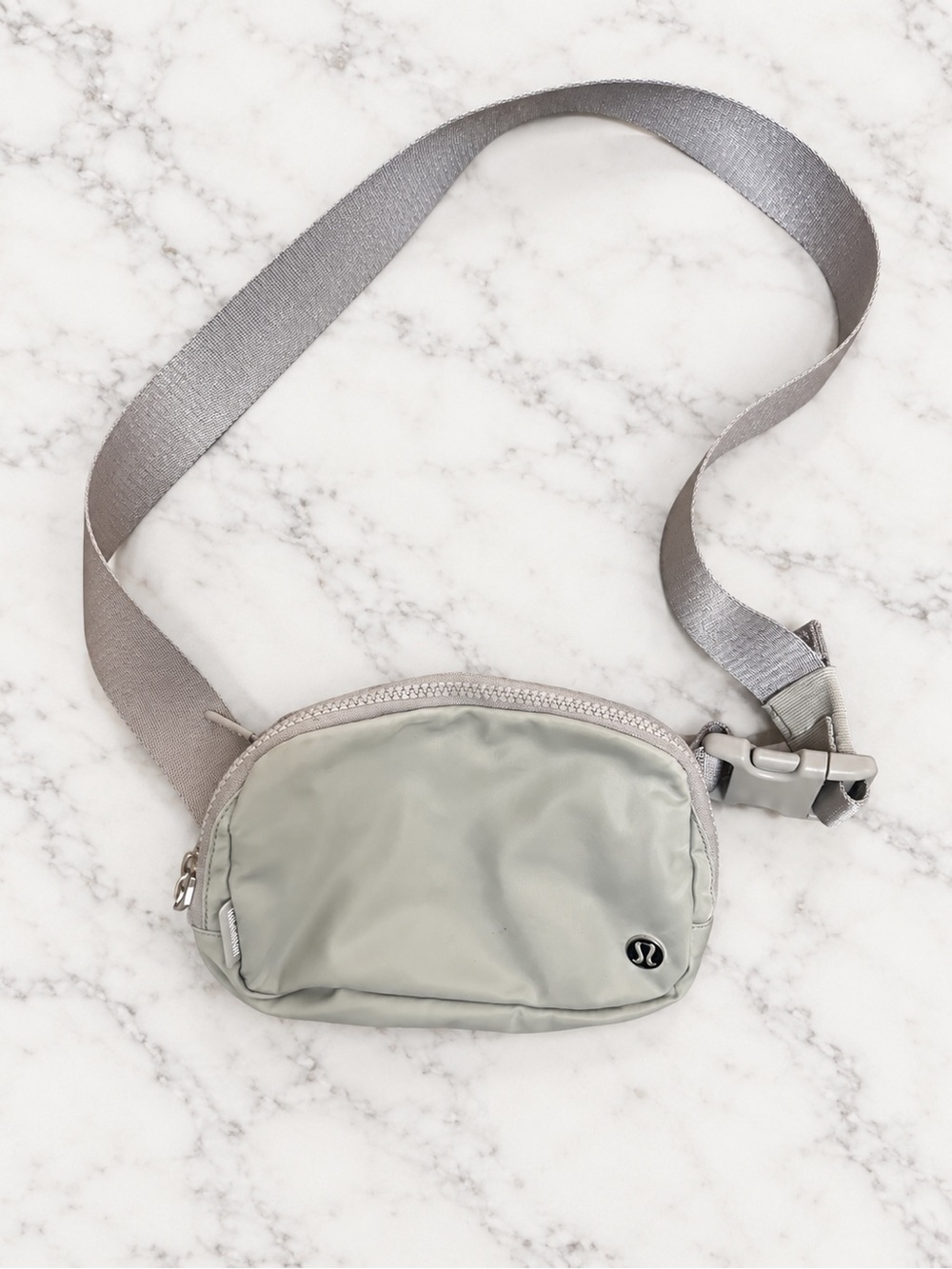 lululemon athletica light Gray Sling Crossbody Belt Bag